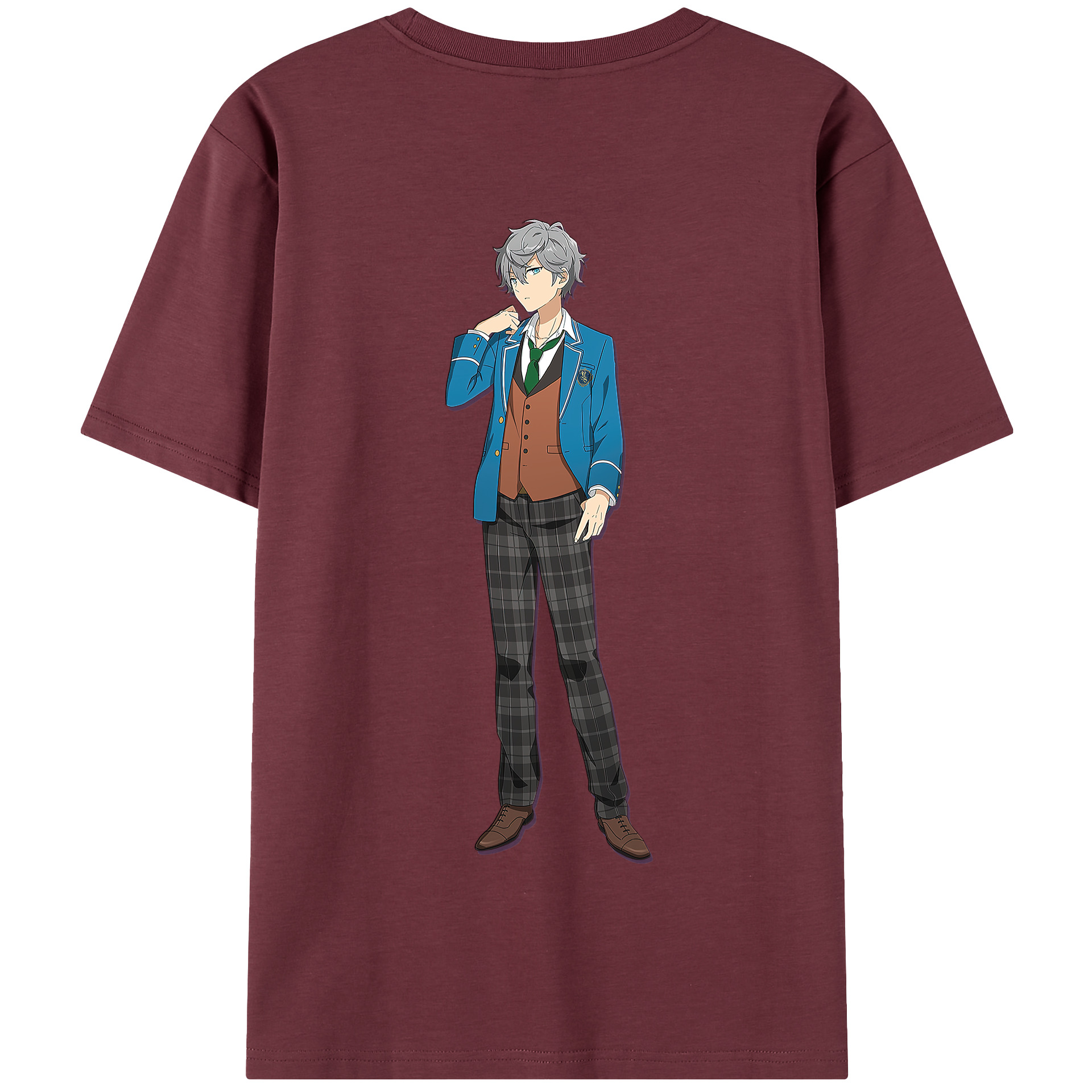（画像用） あんさんぶるスターズ! Ensemble Stars 綿100％半袖Tシャツ（背面プリント）